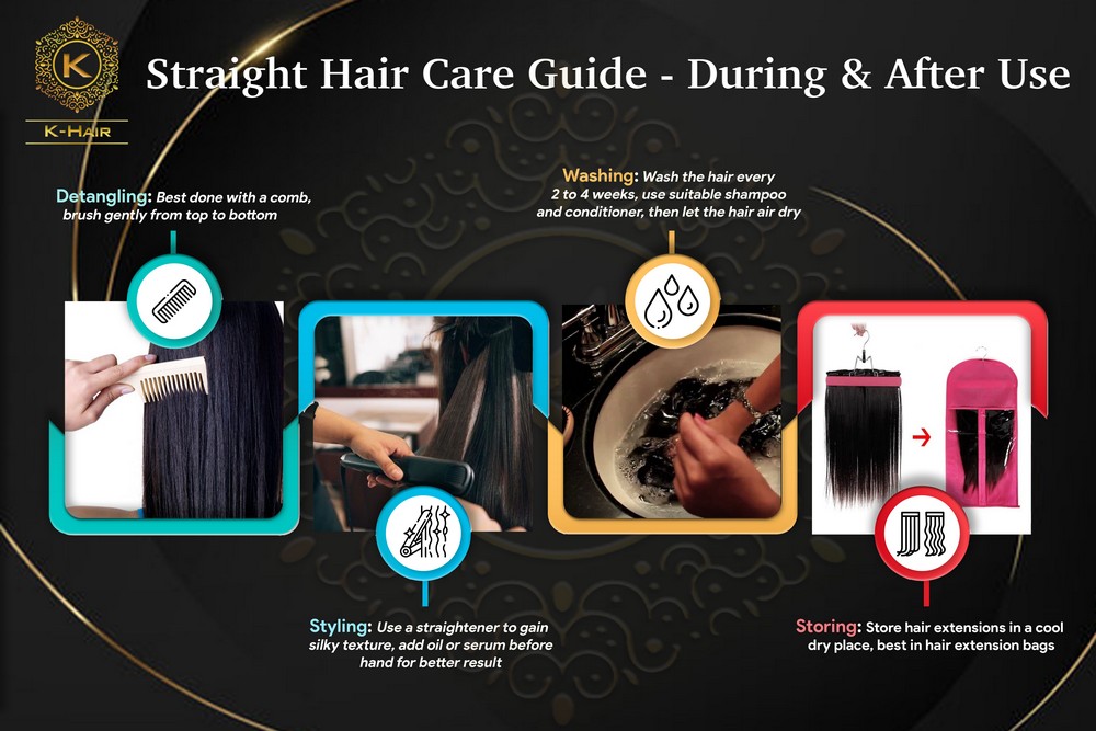 Wholesale Bone Straight Natural Color Best Vietnamese Hair Weave 10 K-Hair care guide
