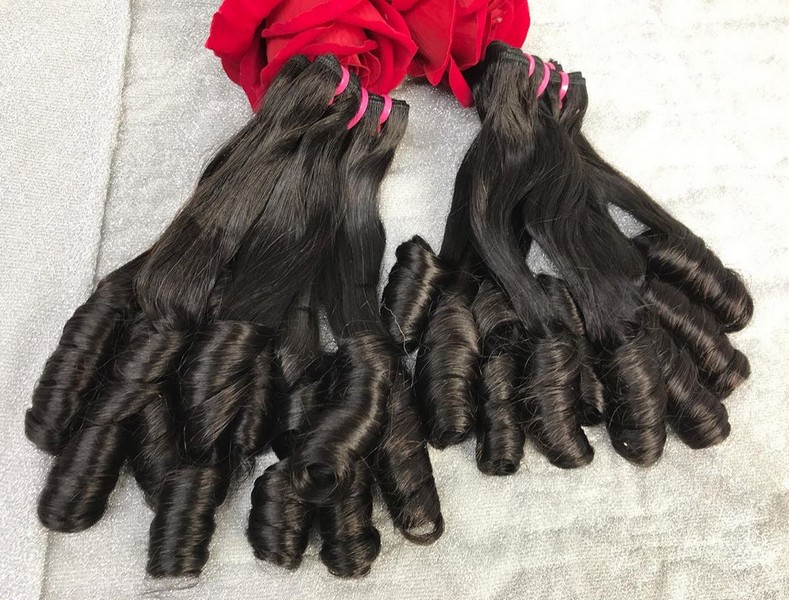 K9 - Tip Twist Curl Vietnamese best quality weft hair 1 tip-twist-curl-ahir-extension