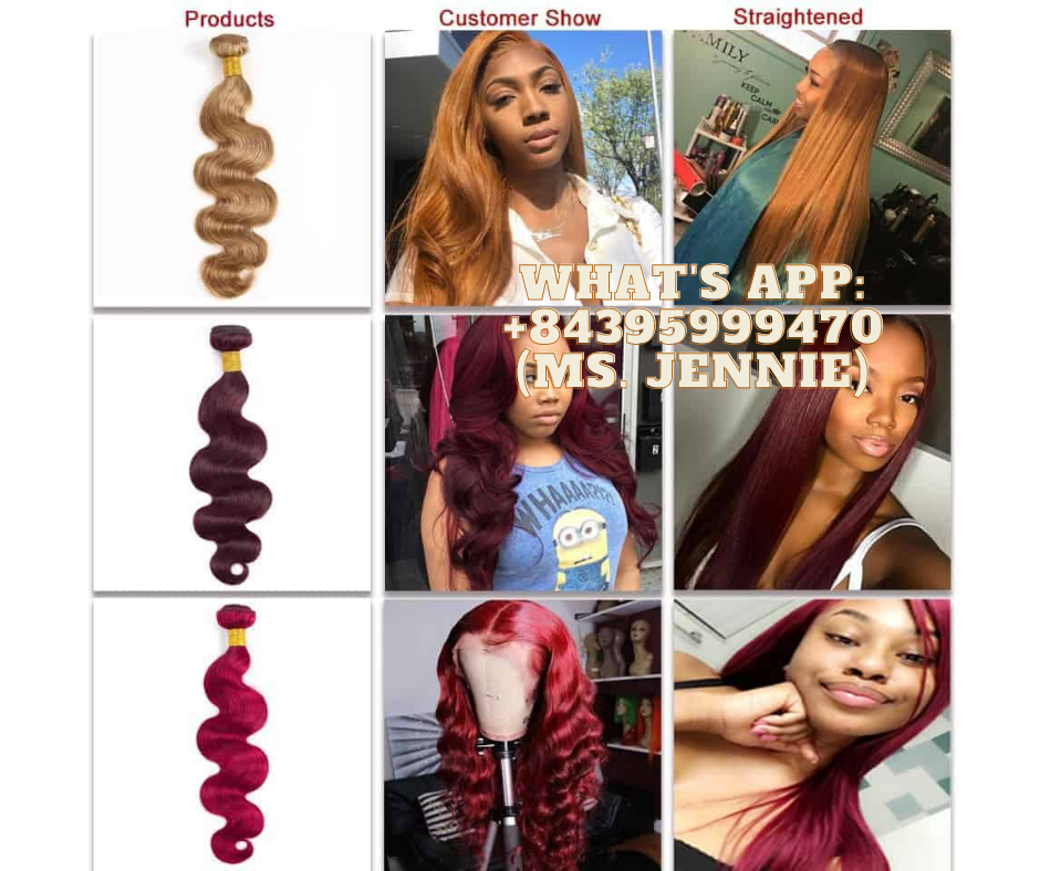 Brazilian Hair and Malaysian Hair. Who is the Winner? 8 Colored hairs in the Customer Show and After Straightening