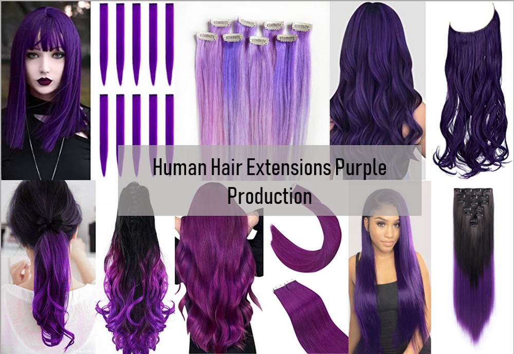 Purple Hair Extensions Is It Easy To Achieve  Hair Coloring  Layla Hair   Shine your beauty