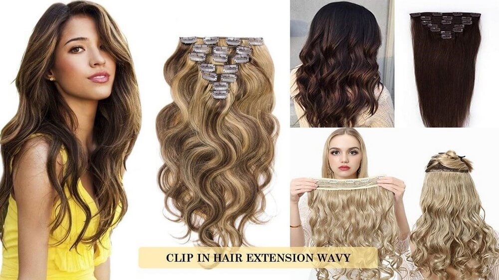 Clip In Hair Extension - Stunning Hair In Less Than 5 Minutes 42 wavy-clip-in-hair-extension