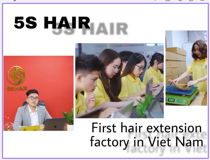 5S Hair Factory is known as the first hair factory in Vietnam