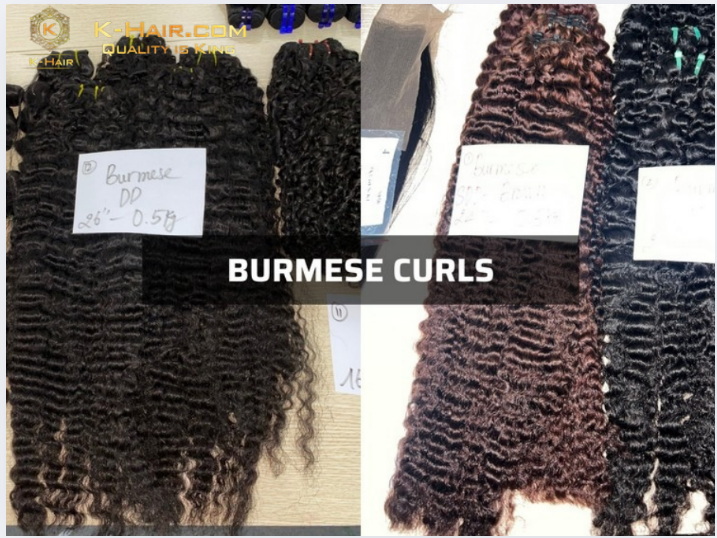 Burmese women use rice water to keep their hair dark and youthful