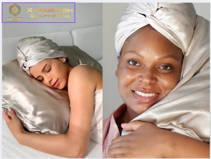 Wrap hair while sleeping to avoid tangling or frizz